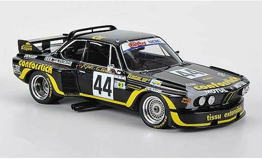 Bmw 3.5 course 1/43 Spark No.44 Conforstick J-C.Justice/J.Belin 24h Le Mans 1976 diecast model cars
