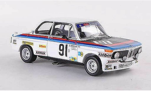 Bmw 2002 tii 1/43 Spark No.91 24h Le Mans D.Brillat/G.Gagliardi/M.Degoumois diecast model cars