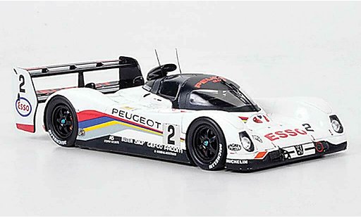 Peugeot 905 1992 1/43 Spark EV1 bis No.2 Esso 24h Le Mans diecast model cars
