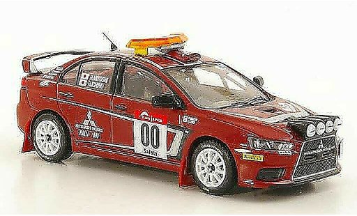 Mitsubishi Lancer Evolution X 1/43 IXO No.00 H.Miyoshi / H.Ichino Safety Car Rally Japan 2007 diecast model cars