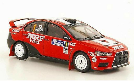 Mitsubishi Lancer Evolution X 1/43 IXO No.1 K.Taguchi / C.Murphy Rally Hokkaido 2010 diecast model cars