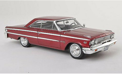 Ford Galaxy 500 1/43 Spark black-red 1963 diecast model cars