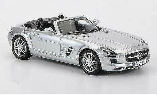 Mercedes SLS Roadster 1/43 Spark AMG grey diecast model cars