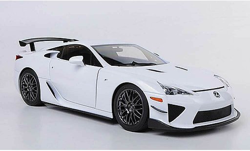 Lexus LFA Nurburgring Package 1/18 Autoart white 2011 diecast model cars
