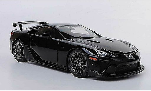 Lexus LFA Nurburgring Package 1/18 Autoart black 2011 diecast model cars