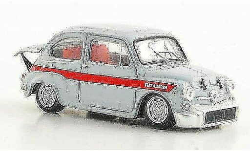 Fiat 850 Abarth TC 1/43 Brumm Corsa grey/red 1966 diecast model cars