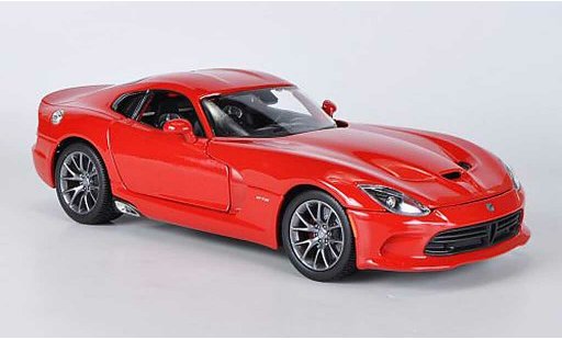 Dodge Viper SRT GTS 1/18 Maisto red 2013 diecast model cars