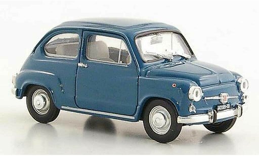 Fiat 600 D 1/43 Brumm blue ''Fanaloni'' 1965 diecast model cars