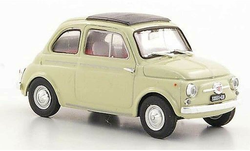 Fiat 500 D 1/43 Brumm beige 1960 diecast model cars