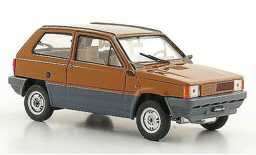 Fiat Panda 45 1/43 Brumm brown 1980 diecast model cars