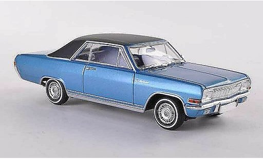 Opel Diplomat A Coupe 1/43 Minichamps A V8 blue/black Sondermodell MCW 1965 diecast model cars