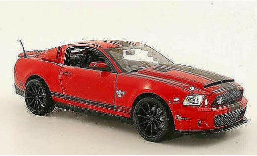 Shelby GT 500 2012 1/18 Shelby Collectibles Super Snake red/mattblack diecast model cars