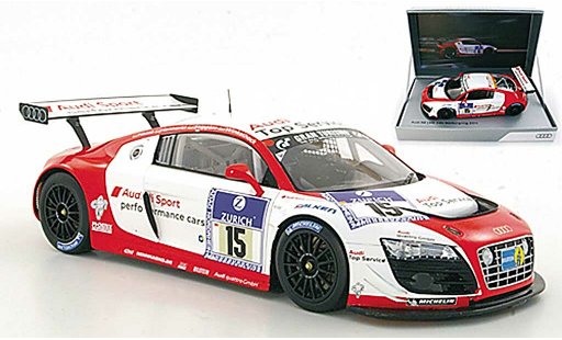 Audi R8 lms 1/18 Spark No.15 Sport Haase / Hennerici / Stippler / Winkelhock ADAC 24h Nurburgring 2011 diecast model cars