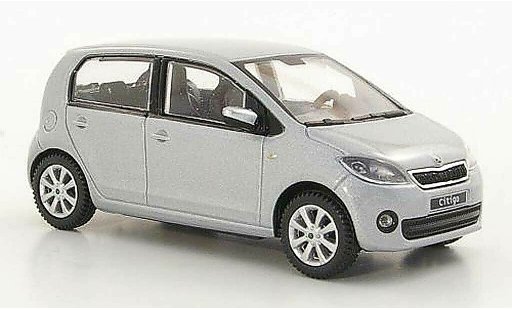 Skoda Citigo 5 portes 1/43 Abrex grey 5- 2012 diecast model cars