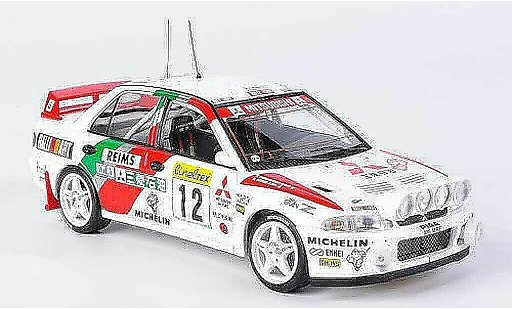 Mitsubishi Lancer Evolution II 1/43 HPI No.12 A.Aghini / S.Farnocchia Rally Monte Carlo 1995 diecast model cars