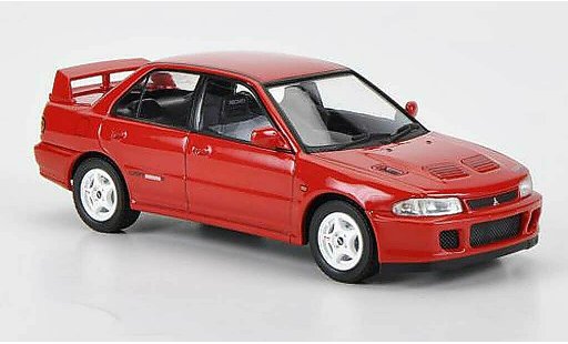 Mitsubishi Lancer Evolution II 1/43 HPI GSR red RHD 1994 diecast model cars