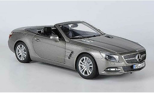 Mercedes Classe SL 500 1/18 Norev matt grey 2012 diecast model cars