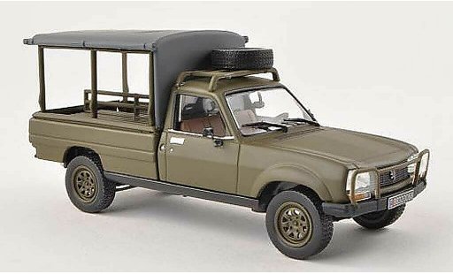 Peugeot 504 Pick up 1/43 Norev Army d-vert 1979 diecast model cars