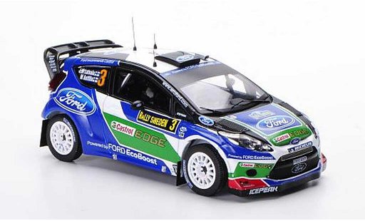Ford Fiesta WRC 1/43 IXO No.3 J.M.Latvala / M.Antilla Rally Sweden 2012 diecast model cars