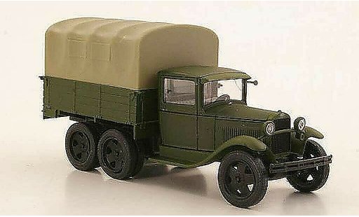Gaz AAA Base 1/43 Nash Avtoprom matt green avec beiger Plane diecast model cars