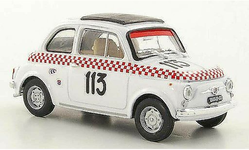 Fiat 500 L 1/43 Brumm Giannini TV No.113 Scuderia deLario B.Dosi Trofeo VaCamonica 1969 diecast model cars