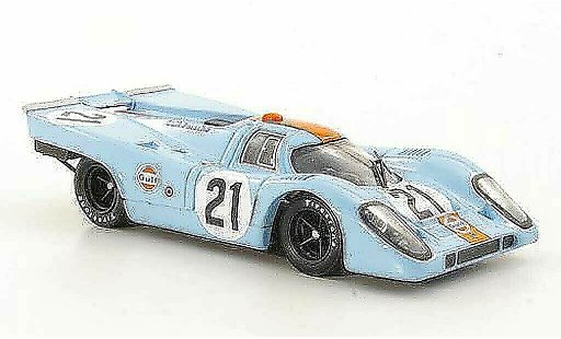 Porsche 917 1970 1/43 Brumm No.21 JWA-Gulf Racing Team Rodriguez / Kinnunen 24h Le Mans diecast model cars