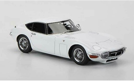 Toyota 2000 GT MF-12L 1/43 HPI white diecast model cars