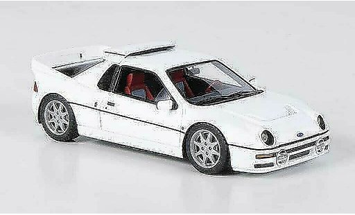 Ford RS 200 Route 1/43 HPI white LHD diecast model cars