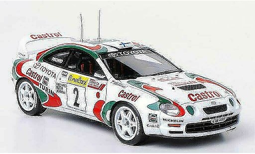 Toyota Celica GT Four 1/43 HPI 1995 No.2 Team Europe / Castrol J.Kankkunen / N.Grist Rally Monte Carlo diecast model cars