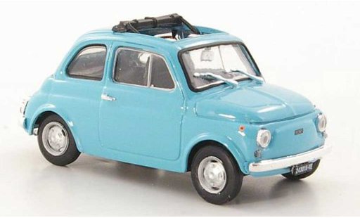 Fiat 500 R 1/43 Brumm aperta turquoise 1972 diecast model cars