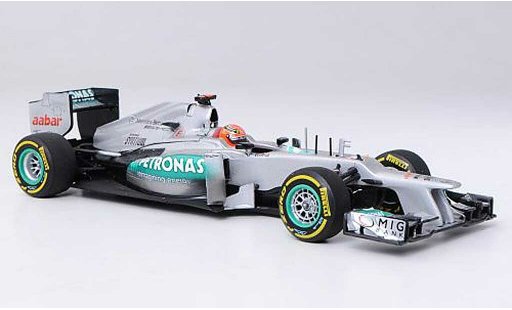 Mercedes F1 2012 1/43 Minichamps AMG Petronas W03 No.7 M.Schumacher -Saison diecast model cars