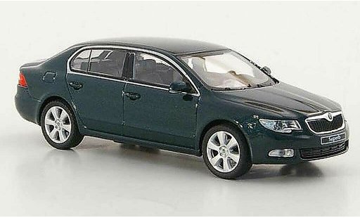 Skoda Superb 2009 1/43 Abrex II green diecast model cars