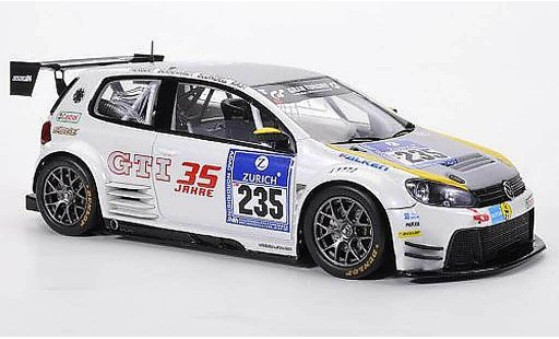 Volkswagen Golf Base 1/43 Spark 24 No.235 Herbert / Bernhardt / Blundell / Rast 24h ADAC Nurburgring 2011 diecast model cars