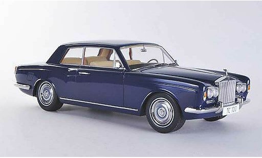 Rolls Royce Silver Shadow Mulliner Park Ward Coupe 1/18 Paragon MPW 2-Door blue LHD diecast model cars