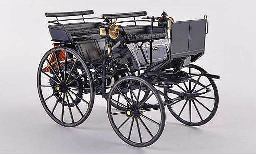 Mercedes Daimler Base 1/18 Norev Motorkutsche black 1886 diecast model cars