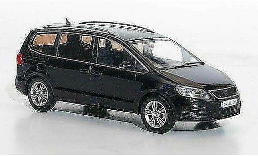 Seat Alhambra Base 1/43 Hachette black 2010 diecast model cars