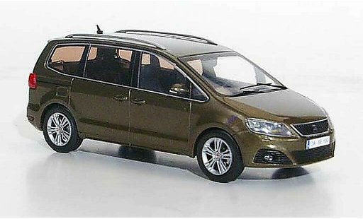 Seat Alhambra Base 1/43 Hachette brown 2010 diecast model cars