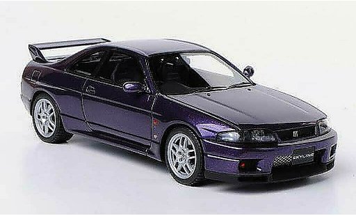 Nissan Skyline R33 1/43 HPI GT-R V-Spec () purple RHD 1995 diecast model cars