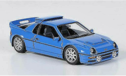 Ford RS 200 Route 1/43 HPI blue LHD diecast model cars