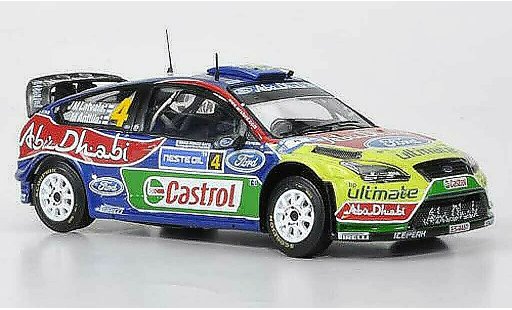 Ford Focus RS WRC 1/43 IXO 09 No4 BP/Abu Dhabi Rally Finnland 2010 diecast model cars