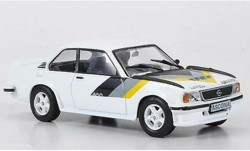 Opel Ascona B 400 1/43 Hachette white (ohne Magazin) 1979 diecast model cars