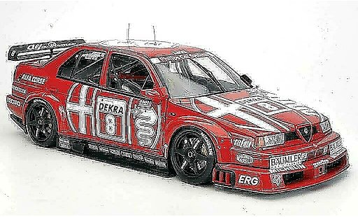 Alfa Romeo 155 2.5 v6 1/18 HPI TI No.8 Alfa Corse N.Larini DTM 1993 diecast model cars