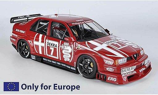 Alfa Romeo 155 2.5 v6 1/18 HPI TI No.7 Alfa Corse A.Nannini DTM 1993 diecast model cars
