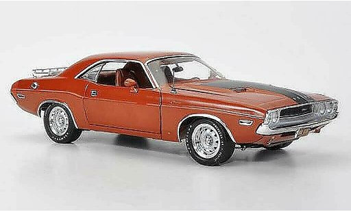 Dodge Challenger 1970 1/18 Highway 61 brown/matt black diecast model cars
