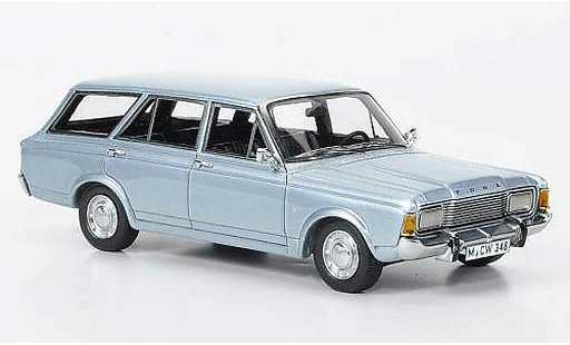 Ford Taunus 17M P7 1/43 Neo (P7b) Tunier blue limited edition diecast model cars