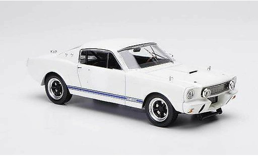 Shelby GT 350 1966 1/43 IXO Ready to Race white/blue diecast model cars