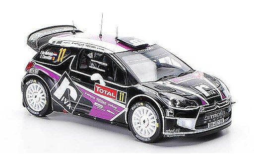 DS Automobiles DS3 WRC 2012 1/43 IXO No.11 P.Merksteijn / E.Chevalier Rally Monte Carlo diecast model cars