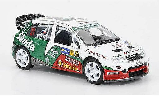 Skoda Fabia WRC 1/43 Abrex Evo No.21 Kopecky/Schovanek Rally Catalunya 2006 diecast model cars