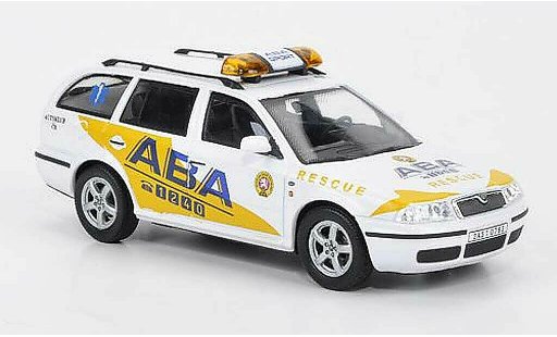 Skoda Octavia Livree Flotte 1/43 Abrex ABA Rescue 2004 diecast model cars