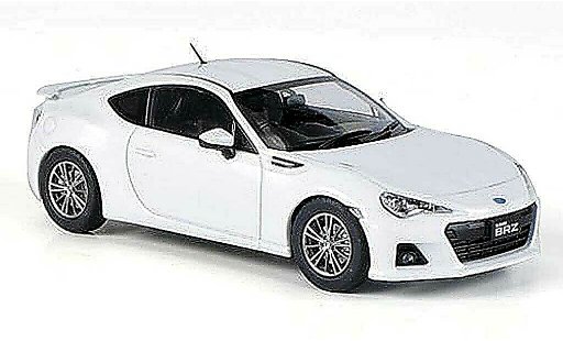 Subaru BRZ Base 1/43 Ebbro white RHD 2012 diecast model cars